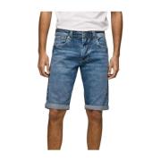 Pepe Jeans Denim Bermuda Shorts för sommaren Blue, Herr