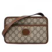 Gucci Vintage Pre-owned Plast gucci-vskor Brown, Dam