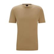 Hugo Boss Thompson 01 Herr Logo T-shirt Beige, Herr