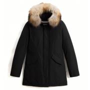 Woolrich Arctic Racoon Huva Parka Black, Dam