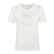 Moncler Stilig T-shirt för män Beige, Dam