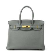 Hermès Vintage Pre-owned Laeder handvskor Gray, Dam