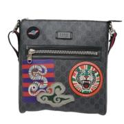 Gucci Vintage Pre-owned Canvas gucci-vskor Black, Dam