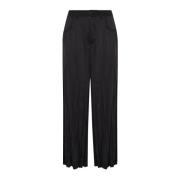 High Wide Trousers Black, Dam