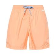 MC2 Saint Barth Orange Elastiska Badshorts Orange, Herr