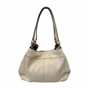 Coach Pre-owned Pre-owned Laeder axelremsvskor Beige, Dam