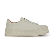 Jil Sander Stiliga Sneakers för vardagsbruk Beige, Dam