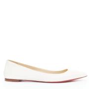 Christian Louboutin Pre-owned Pre-owned Laeder lgskor White, Dam