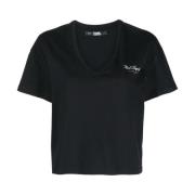 Karl Lagerfeld T-shirts och Polos Svart Black, Dam