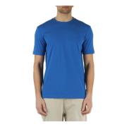 Hugo Boss Thompson 01 Logo Bomull T-shirt Blue, Herr