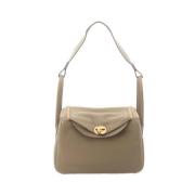 Hermès Vintage Pre-owned Laeder axelremsvskor Beige, Dam