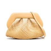 THEMOIRè Beige Crossbody Väska med Magnetisk Stängning Beige, Dam