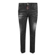 Dsquared2 Svarta Skater Jeans Black, Herr