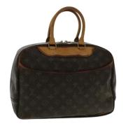 Louis Vuitton Vintage Pre-owned Canvas handvskor Brown, Dam