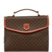 Celine Vintage Pre-owned Laeder handvskor Brown, Dam