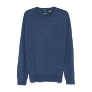 Ralph Lauren Crew Neck Tröja Blue, Herr