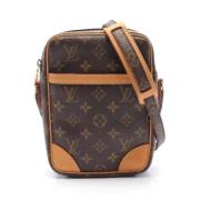 Louis Vuitton Vintage Pre-owned Canvas crossbodyvskor Brown, Dam