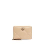 Tory Burch Quiltad Logoplånbok Sand Beige Beige, Dam