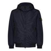 Stone Island Blå Vadderad Jacka Aw24 Blue, Herr