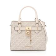 Michael Kors Pre-owned Pre-owned Canvas handvskor White, Dam