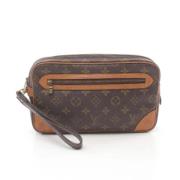 Louis Vuitton Vintage Pre-owned Canvas kuvertvskor Brown, Dam