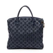 Louis Vuitton Vintage Pre-owned Laeder handvskor Blue, Dam