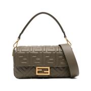 Fendi Avocado Baguette Axelväska Green, Dam