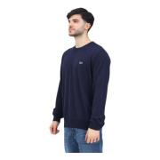 Lacoste Blå Crew Neck Tröja Blue, Herr