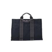 Hermès Vintage Pre-owned Bomull totevskor Black, Dam