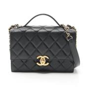 Chanel Vintage Pre-owned Laeder chanel-vskor Black, Dam