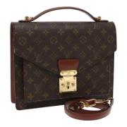 Louis Vuitton Vintage Pre-owned Canvas louis-vuitton-vskor Brown, Dam