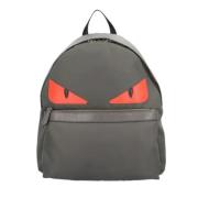 Fendi Vintage Pre-owned Canvas fendi-vskor Gray, Herr