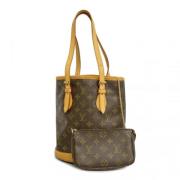 Louis Vuitton Vintage Pre-owned Tyg louis-vuitton-vskor Brown, Dam