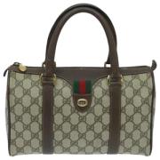 Gucci Vintage Pre-owned Laeder resvskor Beige, Dam