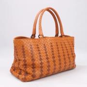 Bottega Veneta Vintage Pre-owned Laeder axelremsvskor Orange, Dam