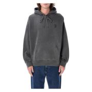 Carhartt Wip Grafit Stickat Huva Tröja Aw24 Gray, Herr