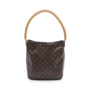 Louis Vuitton Vintage Pre-owned Canvas handvskor Brown, Dam