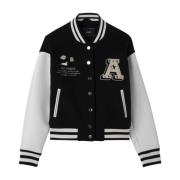 Axel Arigato Space Academy Varsity Jacket Black, Dam