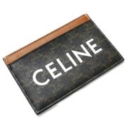 Celine Vintage Pre-owned Laeder plnbcker Brown, Dam