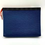 Louis Vuitton Vintage Pre-owned Canvas kuvertvskor Blue, Dam