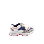 Gucci Vintage Pre-owned Laeder sneakers Multicolor, Dam