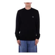 Lacoste Svart Logo Front Sweater Black, Herr