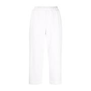 Proenza Schouler Casual Vit Bomull Sweatpants White, Dam