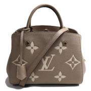 Louis Vuitton Vintage Pre-owned Tyg handvskor Beige, Dam