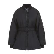 Alaïa Bältad Bomberjacka Black, Dam