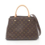 Louis Vuitton Vintage Pre-owned Canvas handvskor Brown, Dam