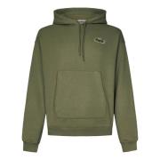 Lacoste Khaki Grön Unisex Hoodie Aw24 Green, Herr