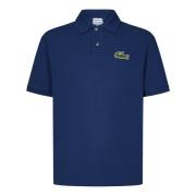 Lacoste Blå Polo Shirt Unisex Kläder Blue, Herr