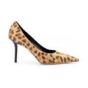 Jimmy Choo Leopardmönstrade Stilettklackar Yellow, Dam