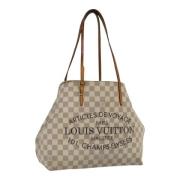 Louis Vuitton Vintage Pre-owned Canvas louis-vuitton-vskor White, Dam